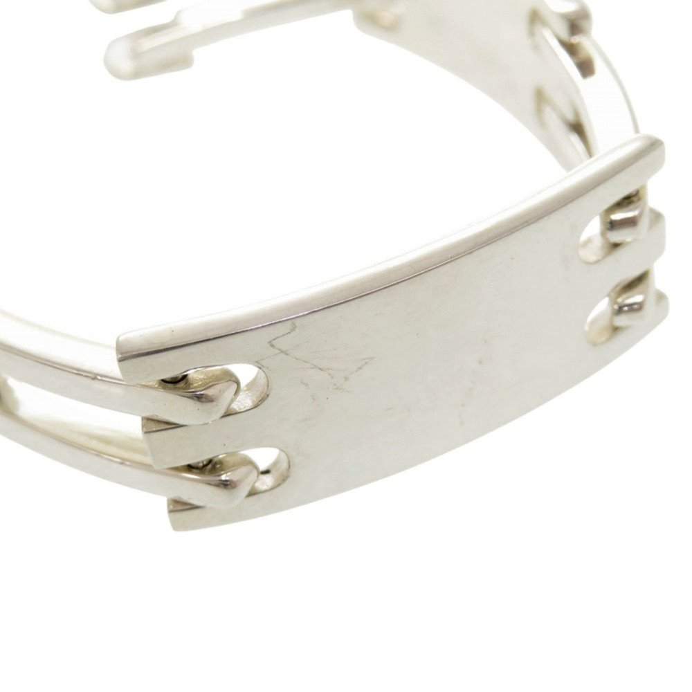 Gucci logo plate silver 925 bracelet 0516GUCCI - Picture 8 of 9